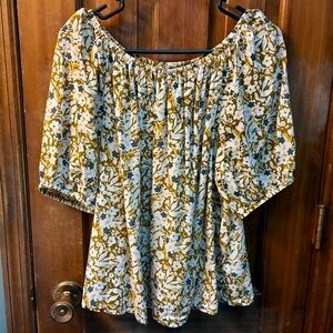 Sonoma Earthy Floral Top